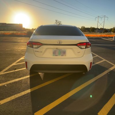 2026 Toyota Corolla with ceramic tint, after photo 5