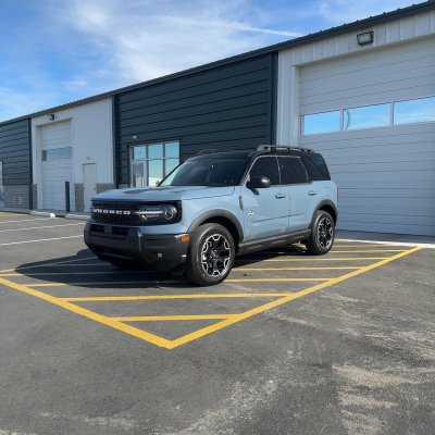 2026 Ford Bronco Sport with ceramic tint, after photo 1