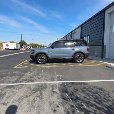 2026 Ford Bronco Sport with ceramic tint, after photo 2