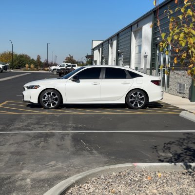 2026 Honda Civic with ceramic tint, after photo 3