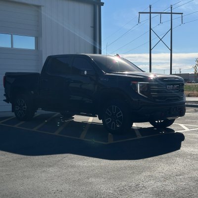 2026 GMC Sierra with ceramic tint, after photo 8