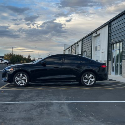 2025 Audi A5 with ceramic tint, after photo 3