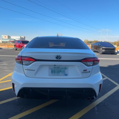 2023 Toyota Corolla with ceramic tint, after photo 4