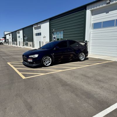 2008 Mitsubishi Lancer Evolution with ceramic tint, after photo 3