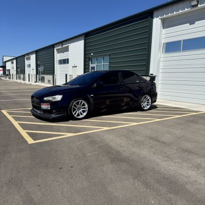 2008 Mitsubishi Lancer Evolution with ceramic tint, after photo 5