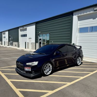 2008 Mitsubishi Lancer Evolution with ceramic tint, after photo 1