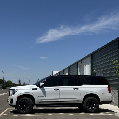 2021 GMC Yukon XL with ceramic tint, after photo 2