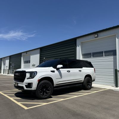 2021 GMC Yukon XL with ceramic tint, after photo 1