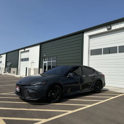 2025 Toyota Camry with ceramic tint, after photo 1