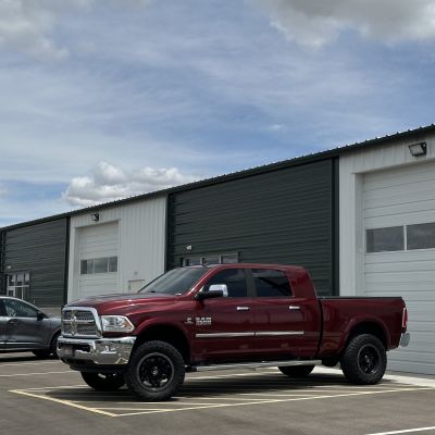 2017 Ram 3500 with ceramic tint, after photo 1