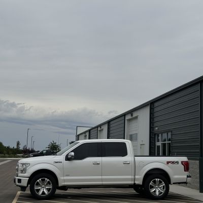 2015 Ford F-150 with ceramic tint, after photo 2