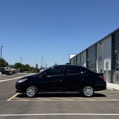 2024 Mitsubishi Mirage with ceramic tint, after photo 1