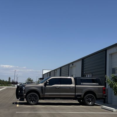 2023 Ford F-250 with ceramic tint, after photo 2