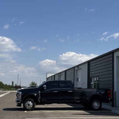 2012 Ford F-450 with ceramic tint, after photo 2