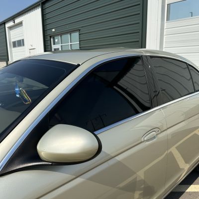 2007 Jaguar S-Type with carbon tint, after photo 3