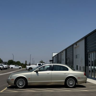 2007 Jaguar S-Type before tint, before photo 3