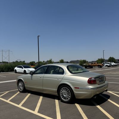 2007 Jaguar S-Type before tint, before photo 4