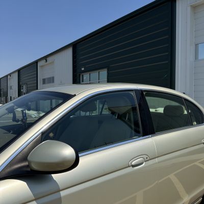 2007 Jaguar S-Type before tint, before photo 5