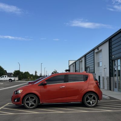 2012 Chevrolet Sonic with ceramic tint, after photo 2