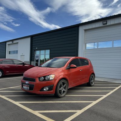 2012 Chevrolet Sonic with ceramic tint, after photo 1
