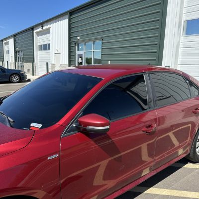 2015 Volkswagen Passat with ceramic tint, after photo 2