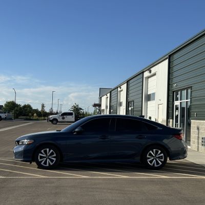 2025 Honda Civic with ceramic tint, after photo 2