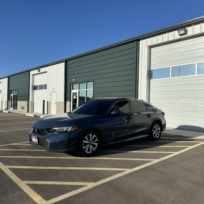 2025 Honda Civic with ceramic tint, after photo 1
