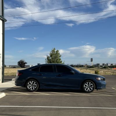 2025 Honda Civic with ceramic tint, after photo 6