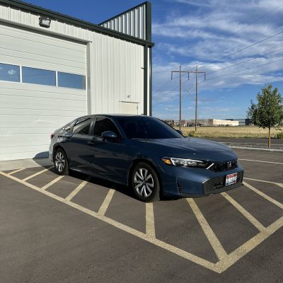 2025 Honda Civic with ceramic tint, after photo 7