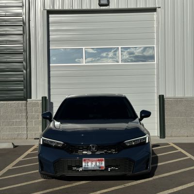 2025 Honda Civic with ceramic tint, after photo 8