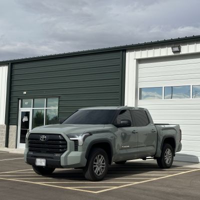2025 Toyota Tundra with ceramic tint, after photo 1