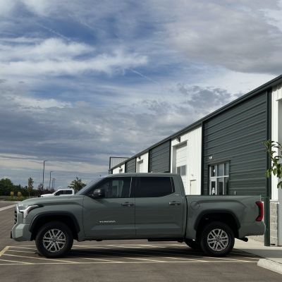 2025 Toyota Tundra with ceramic tint, after photo 2