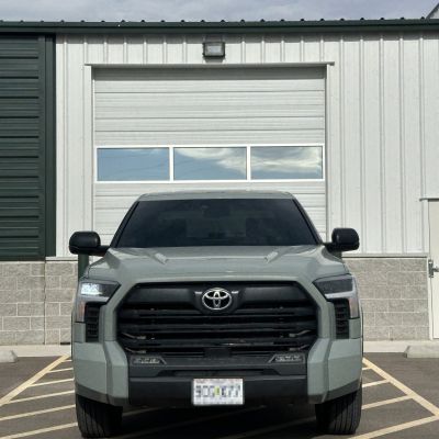 2025 Toyota Tundra with ceramic tint, after photo 3