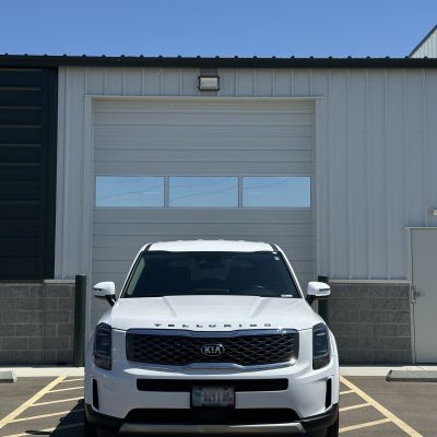 2021 Kia Telluride with ceramic tint, after photo 2