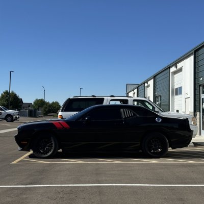2015 Dodge Challenger with ceramic tint, after photo 2