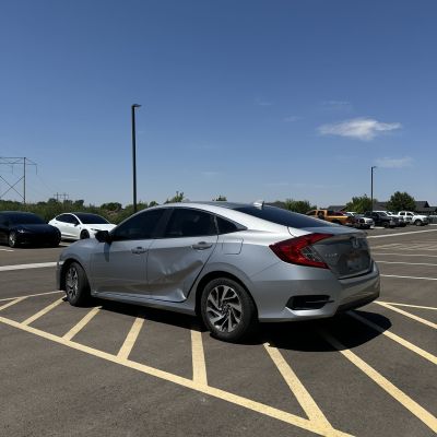 2017 Honda Civic with ceramic tint, after photo 3