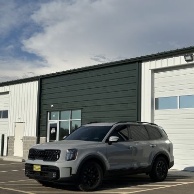 2025 Kia Telluride with ceramic tint, after photo 1