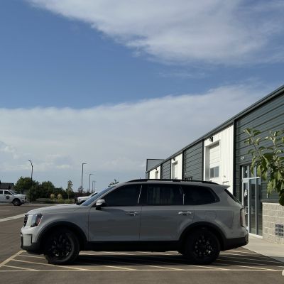 2025 Kia Telluride with ceramic tint, after photo 2