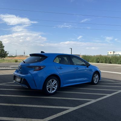 2022 Toyota Corolla before tint, before photo 5