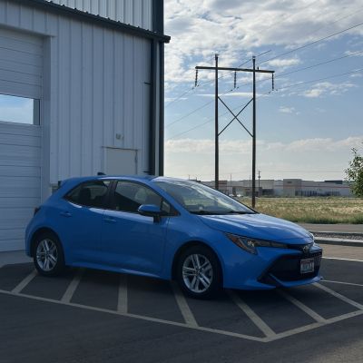 2022 Toyota Corolla before tint, before photo 7