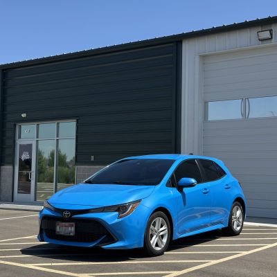 2022 Toyota Corolla with ceramic tint, after photo 1