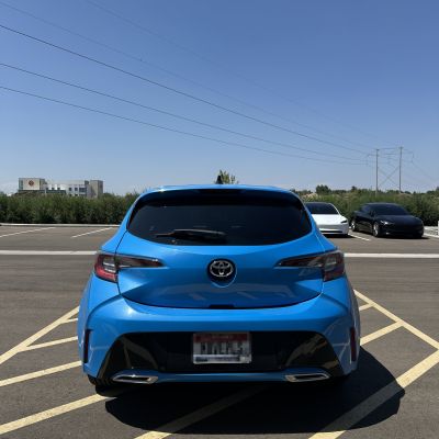 2022 Toyota Corolla with ceramic tint, after photo 4