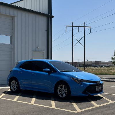 2022 Toyota Corolla with ceramic tint, after photo 6