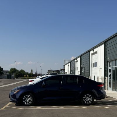 2022 Toyota Corolla with ceramic tint, after photo 2