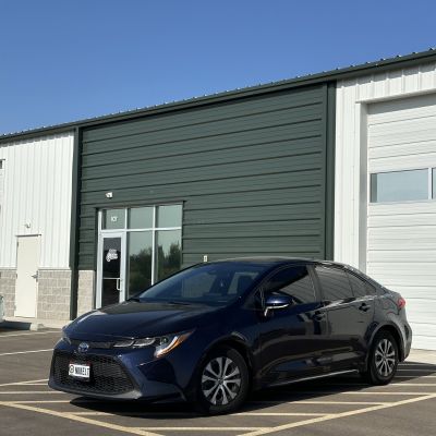 2022 Toyota Corolla with ceramic tint, after photo 1