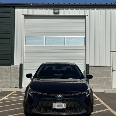 2022 Toyota Corolla with ceramic tint, after photo 4
