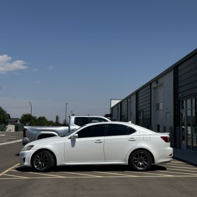 2012 Lexus IS with carbon tint, after photo 2