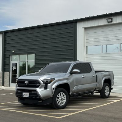2025 Toyota Tacoma with ceramic tint, after photo 1