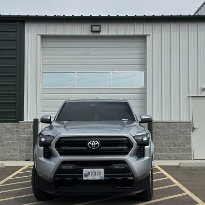 2025 Toyota Tacoma with ceramic tint, after photo 9
