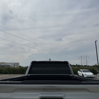 2025 Toyota Tacoma with ceramic tint, after photo 4